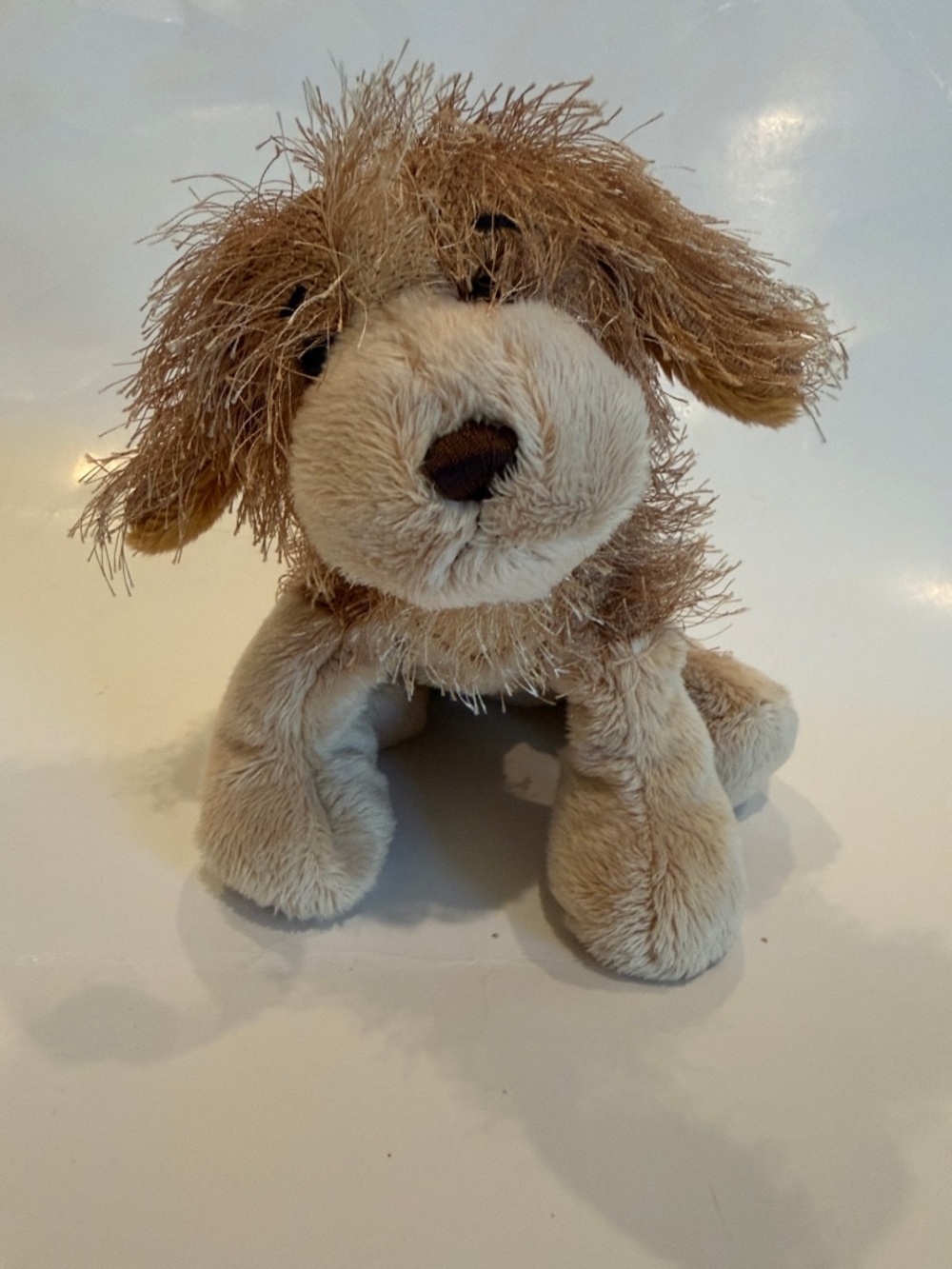 Webkinz Ganz Plush Dog Toy - Beige/Tan Soft Puppy No Code.